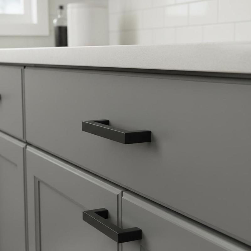 Home Improvement Kitchen Set - Slim Square Drawer Hardware 3.86in/96mm Center