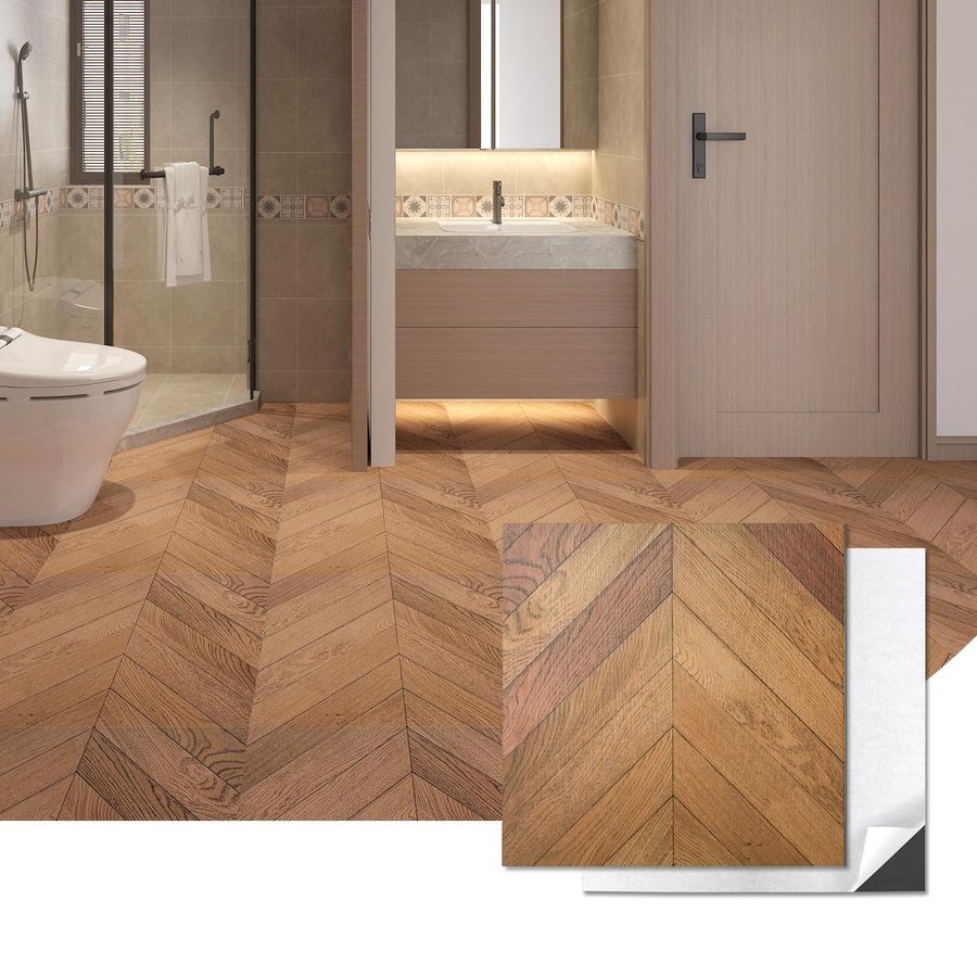 30Pack Herringbone Peel and St – обзор и цена Vinyl Floor Plank