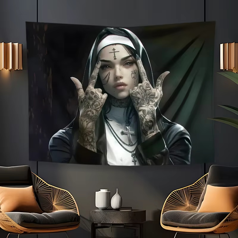 VIKAMA dark tattoo nuns tapest – обзор и цена Home Improvement Quotes