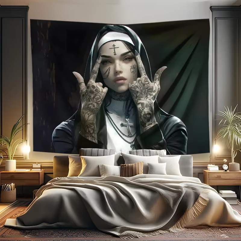 VIKAMA dark tattoo nuns tapest – обзор и цена Home Improvement Quotes