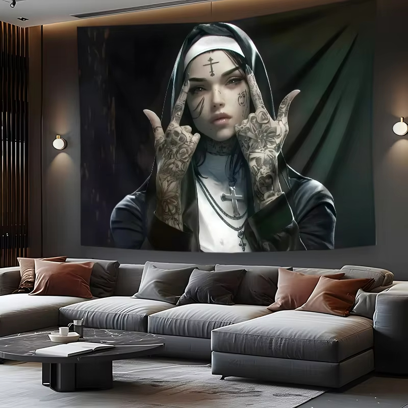 VIKAMA dark tattoo nuns tapest – обзор и цена Home Improvement Quotes