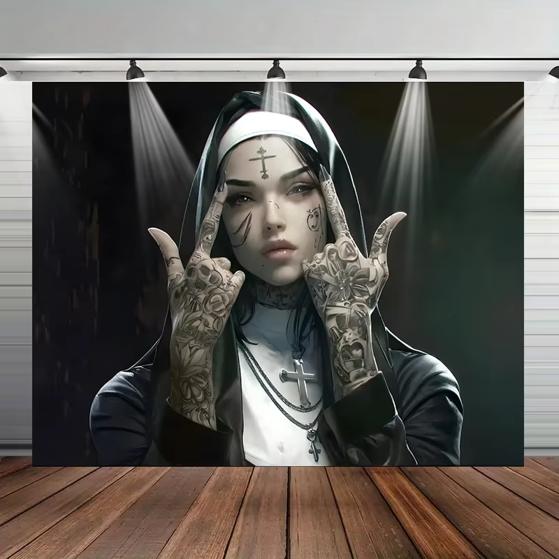 VIKAMA dark tattoo nuns tapest – обзор и цена Home Improvement Quotes