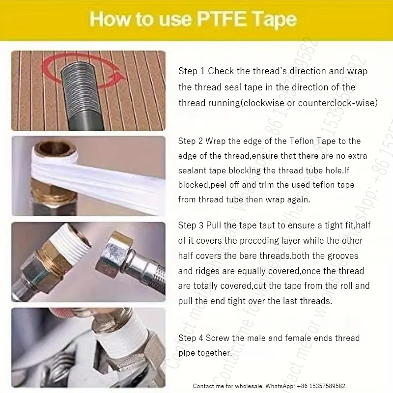 Red Shell Raw Material Tape PT – обзор и цена Plumbing Tape Ptfe