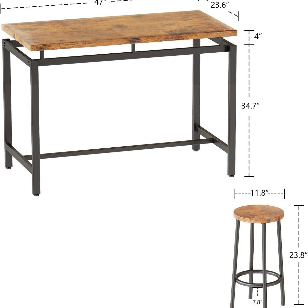 Dining table and chairs five-p – обзор и цена Home Improvement Kitchen Set
