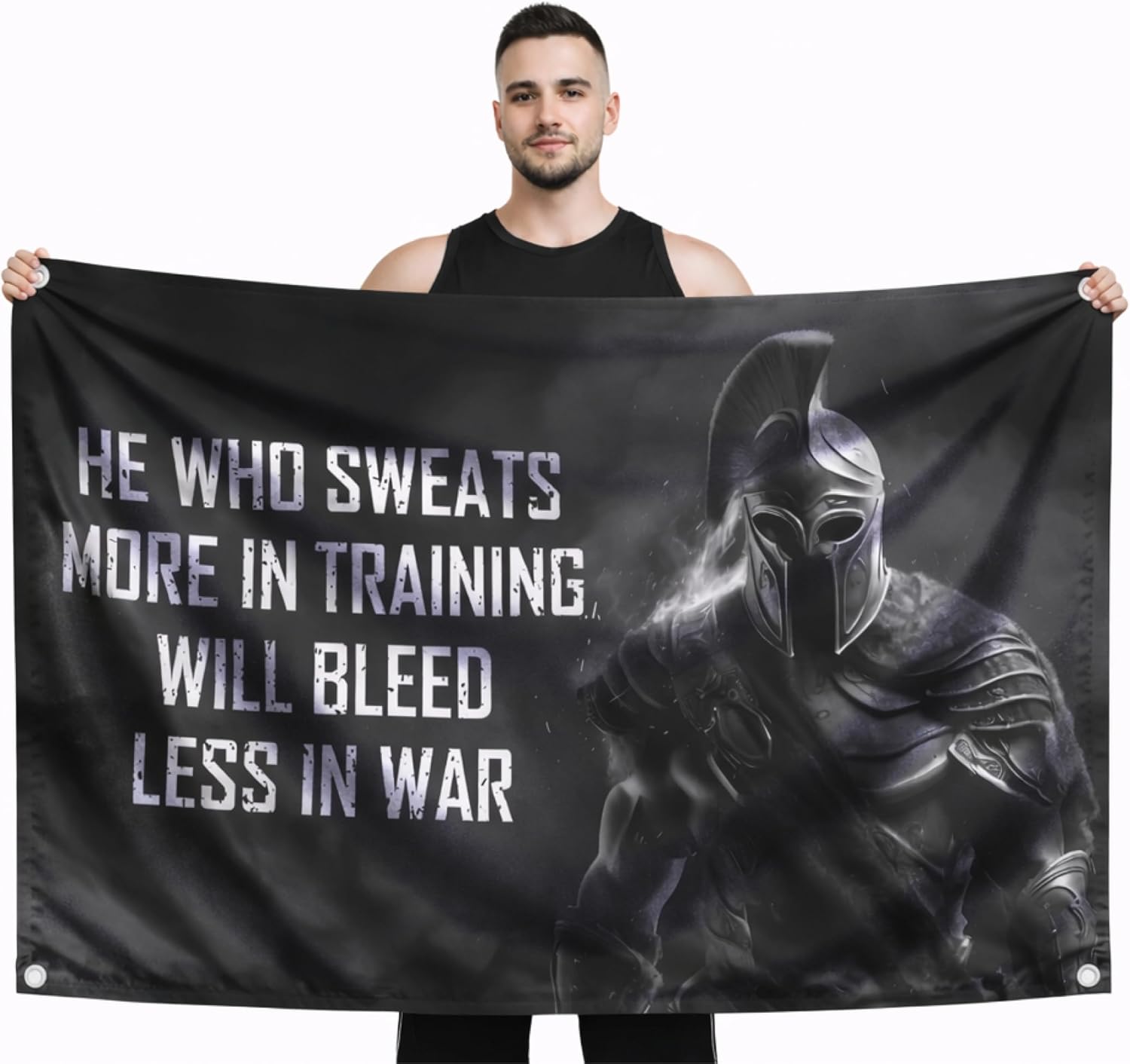 Motivational Spartan Flag - He – обзор и цена Home Improvement Quotes