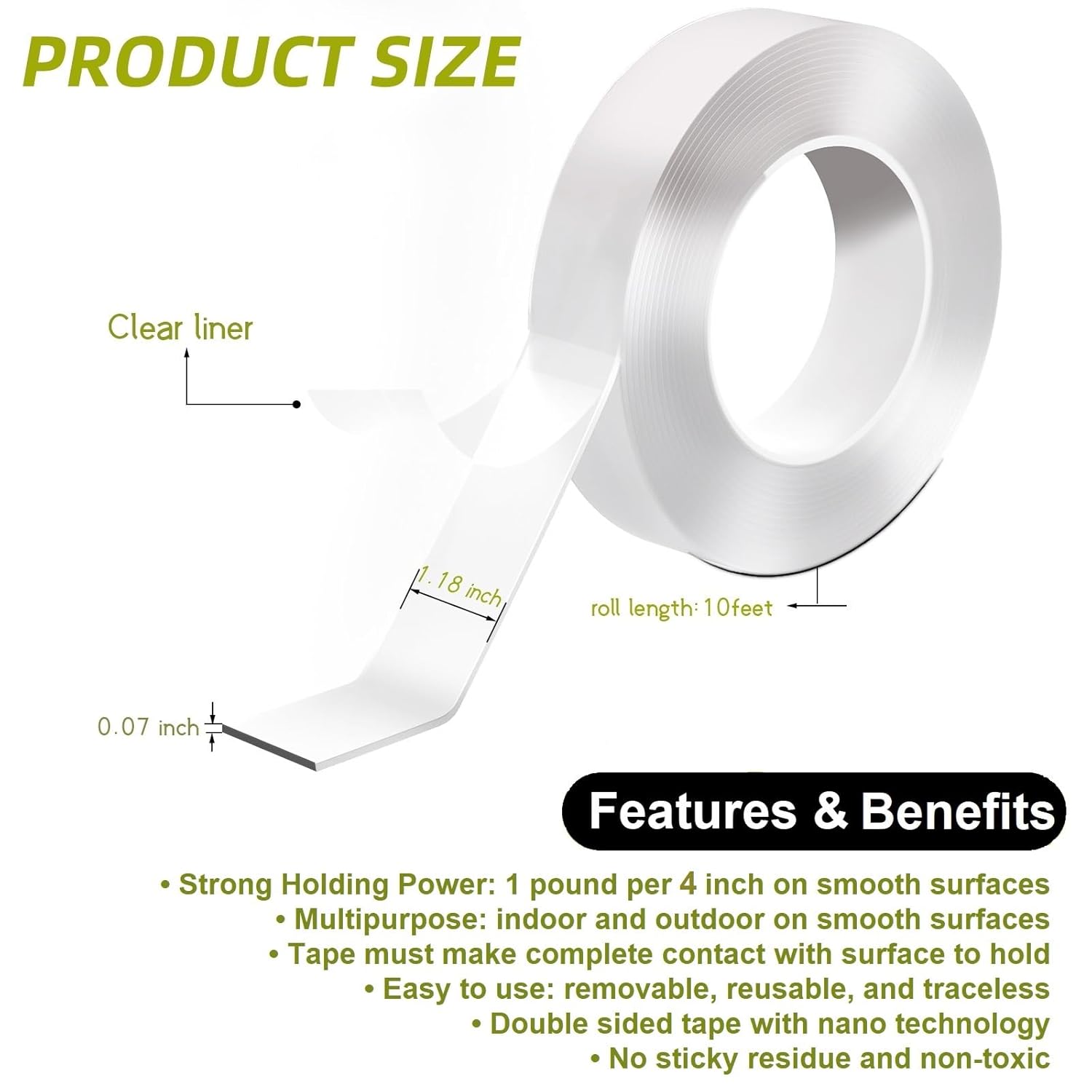 Double Sided Tape Heavy Duty 1 – обзор и цена Picture Hanging Strip