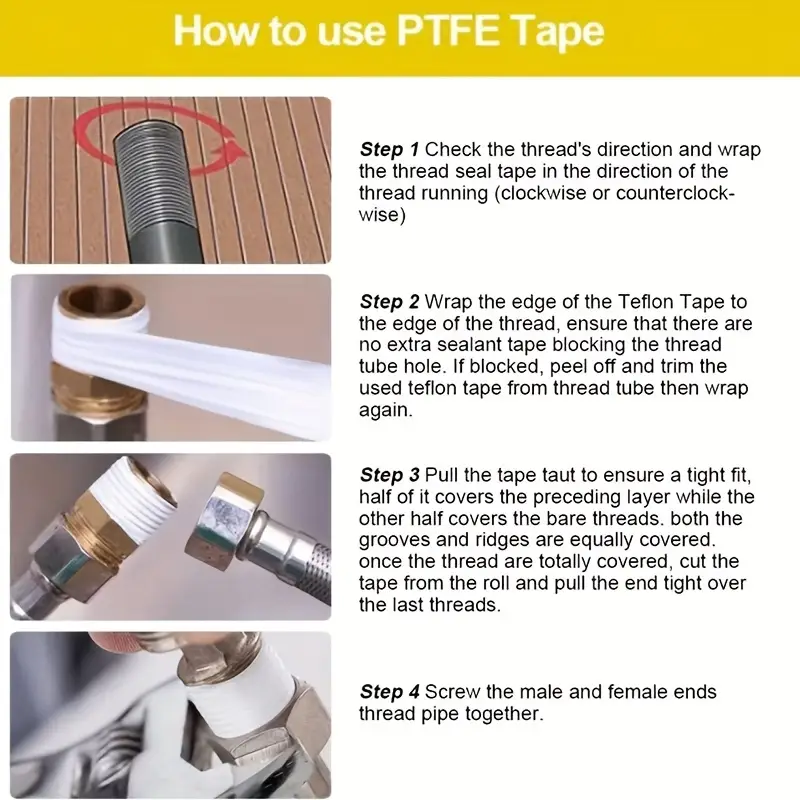 PTFE threaded sealing tape, pi – обзор и цена Plumbing Tape Ptfe