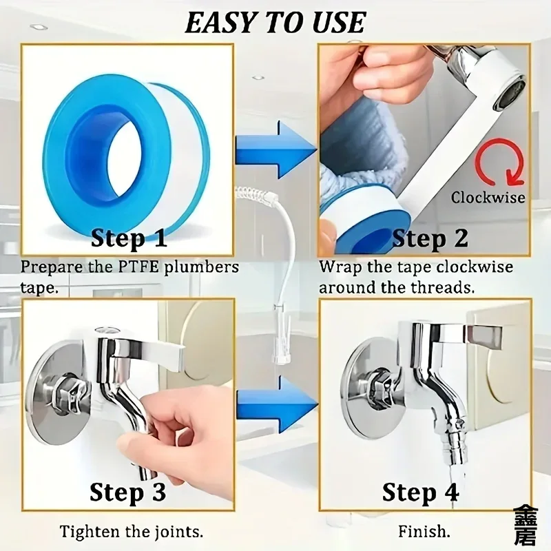 10 PCS Seal Tape Thread Seal W – обзор и цена Plumbing Tape Ptfe