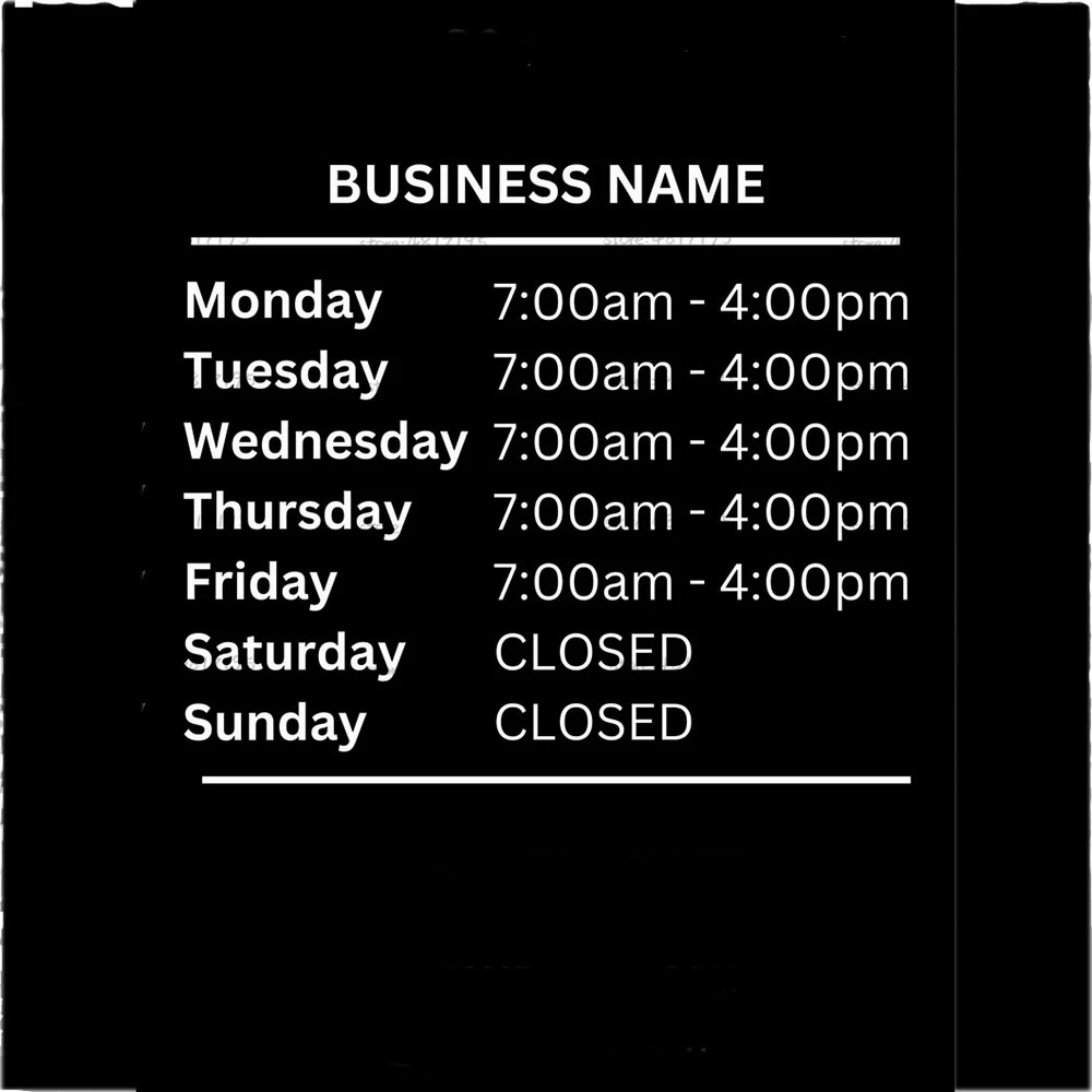 Opening Hours With Custom Busi – обзор и цена Vinyl Floor Plank