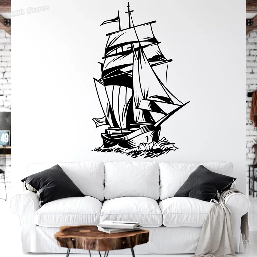 Nautical Ship Wall Decal Boat  – обзор и цена Vinyl Floor Plank