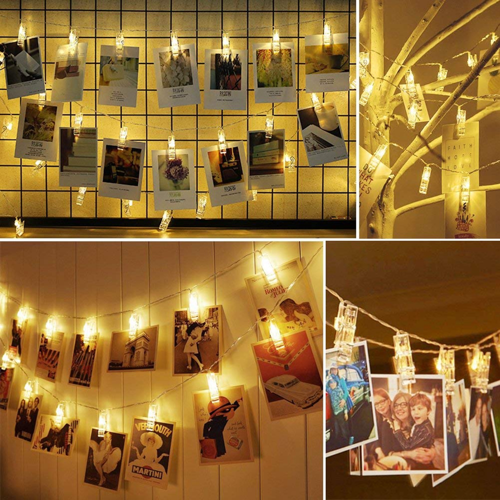 LED Photo Clip String Light, 1 – обзор и цена Picture Hanging Strip