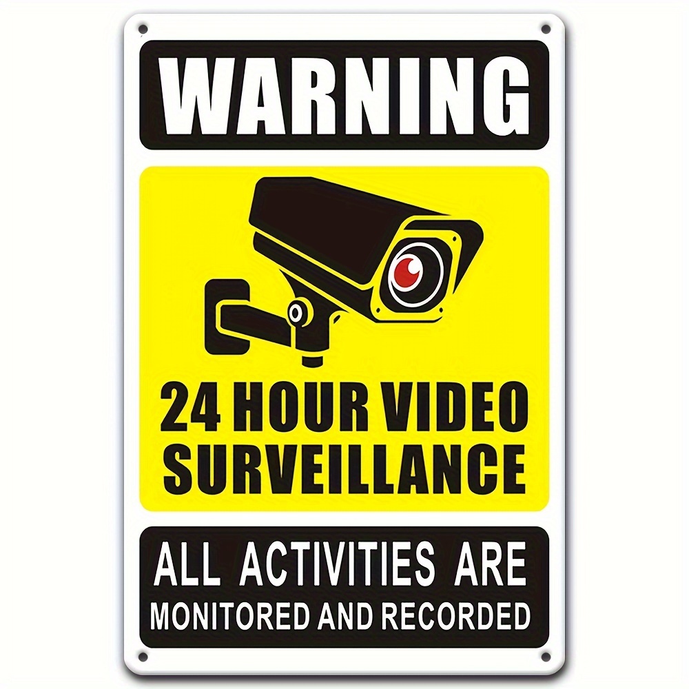 24/7 Video Surveillance Warnin – обзор и цена Home Improvement And Hardware
