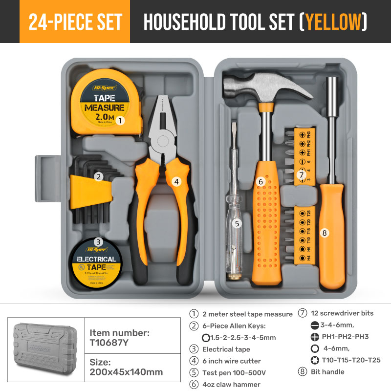24-Piece Compact Home & Office – обзор и цена Home Improvement Warehouse