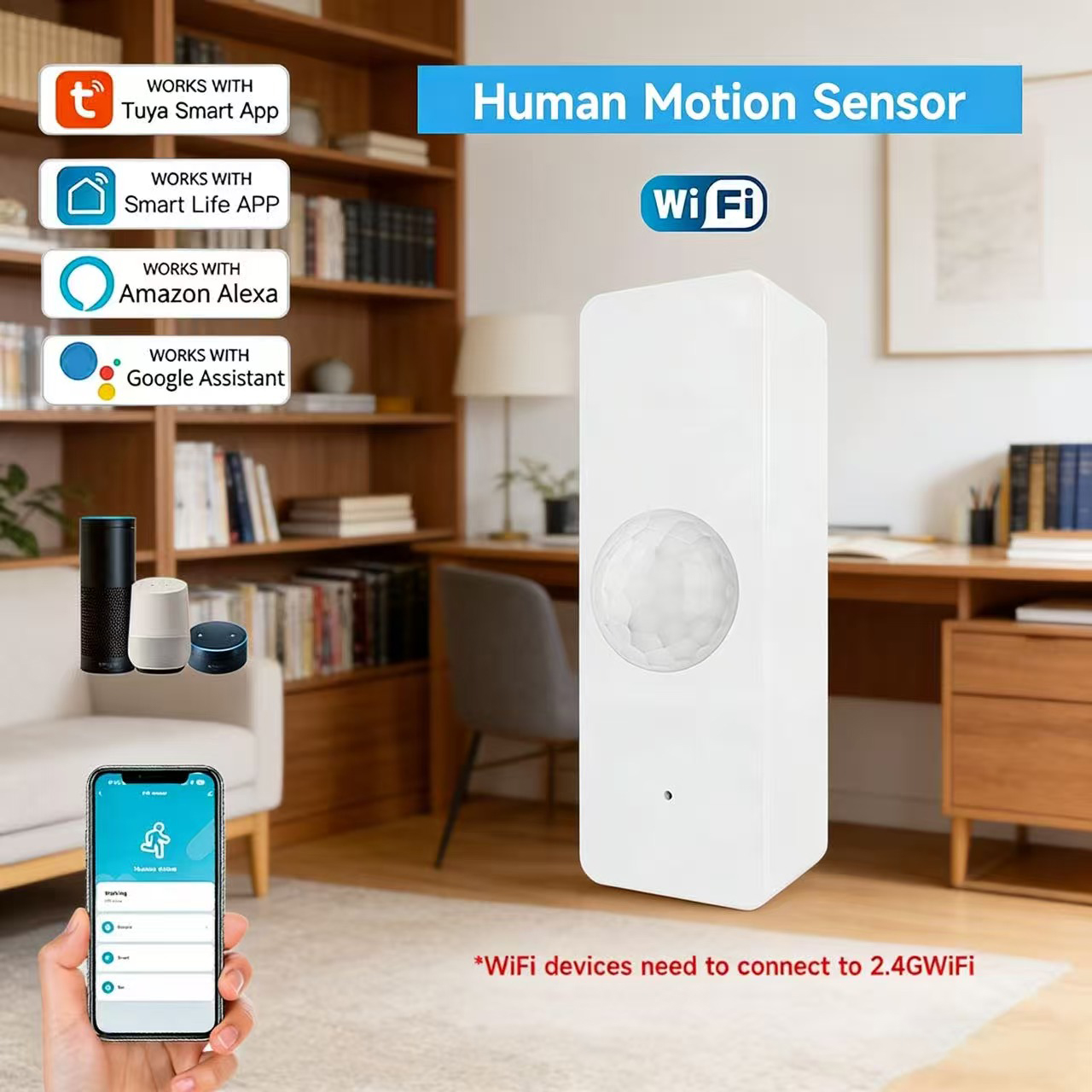 WiFi Smart PIR Motion Sensor T – обзор и цена Home Improvement And Hardware