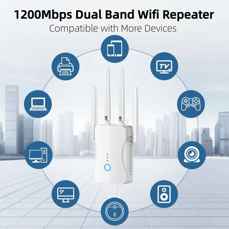 1200Mbps Dual Band WiFi Repeat – обзор и цена Home Improvement And Hardware