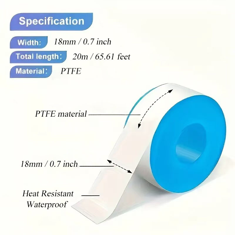 2/5 Pcs 17mm x 20M Faucet Seal – обзор и цена Plumbing Tape Ptfe