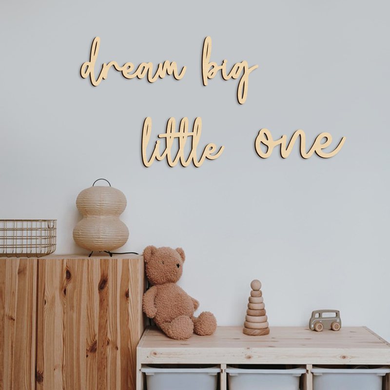 Dream Big Little One Sign Wood – обзор и цена Home Improvement Quotes