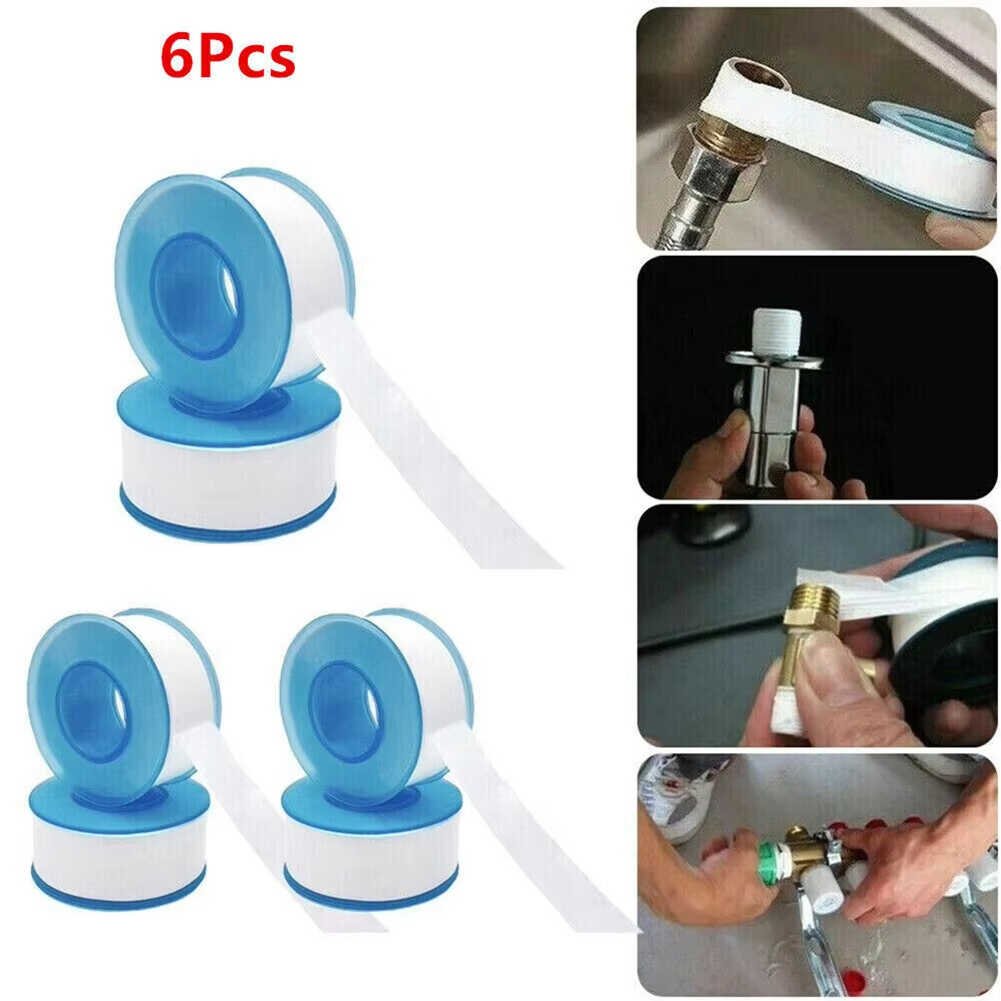 6Pcs PTFE White Threaded Seali – обзор и цена Plumbing Tape Ptfe