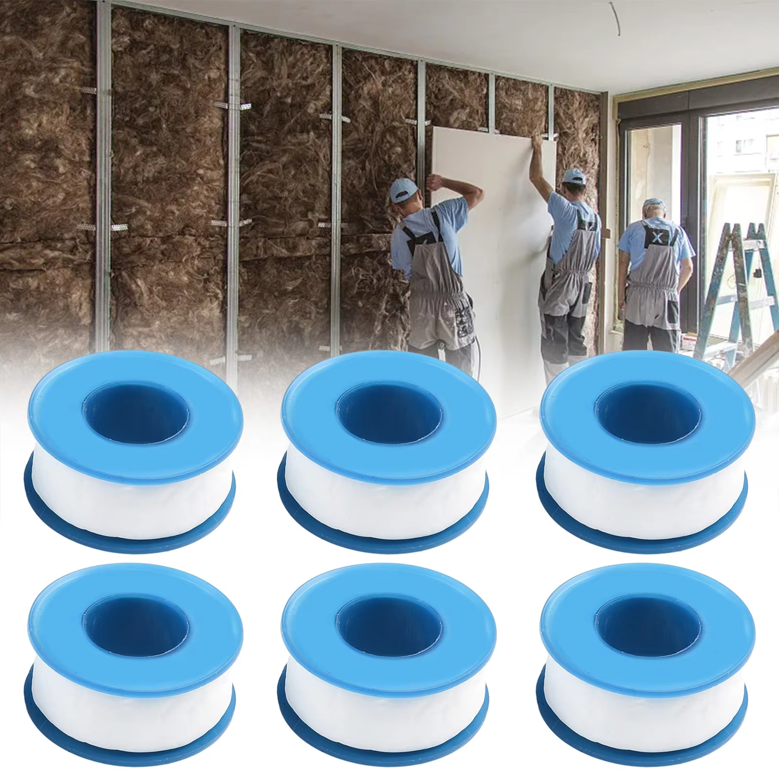 6Pcs PTFE White Threaded Seali – обзор и цена Plumbing Tape Ptfe