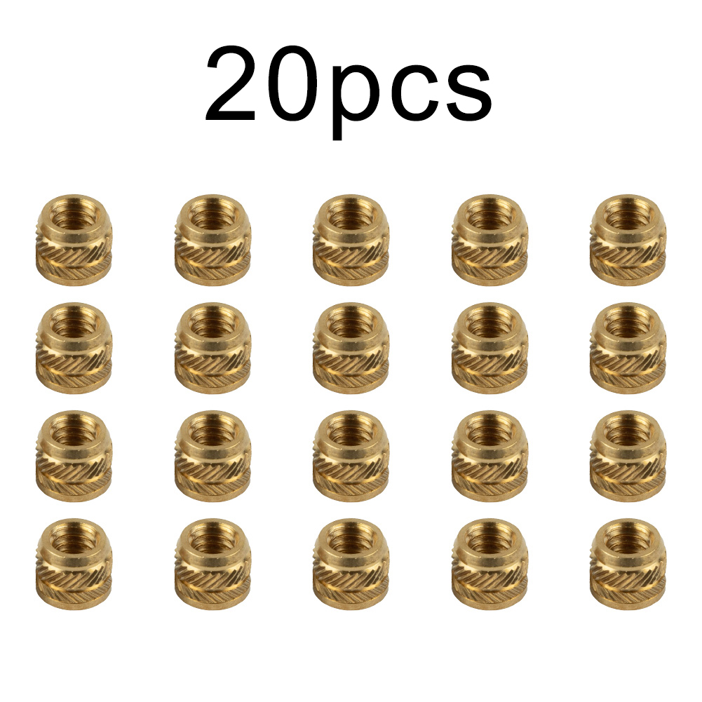 20pcs Brass Nuts 1/4-20 Thread – обзор и цена Home Improvement Warehouse